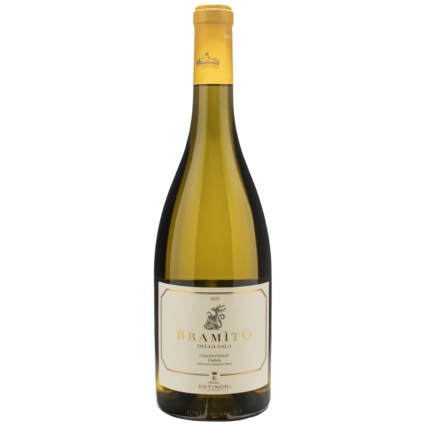 A bottle of Antinori Bramìto Della Sala