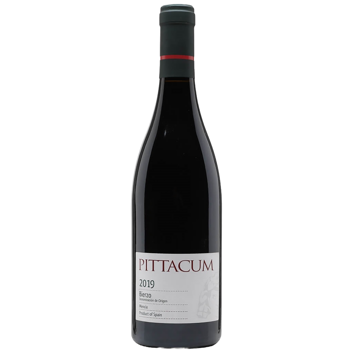 A bottle of Bodega Pittacum Bierzo Tinto
