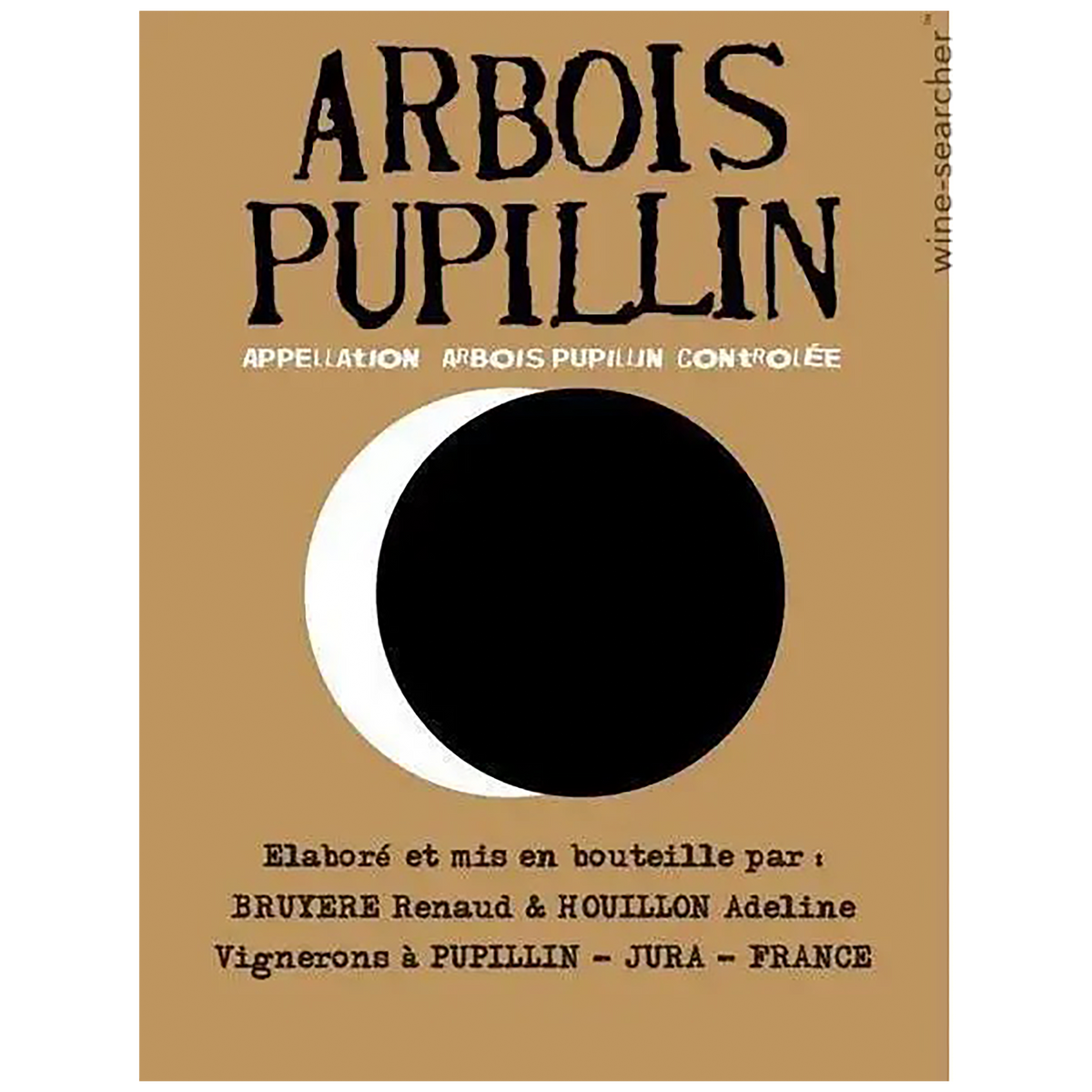 Bottle label of Bruyere & Houillon Arbois Savagnin - Chardonnay, Jura 2019