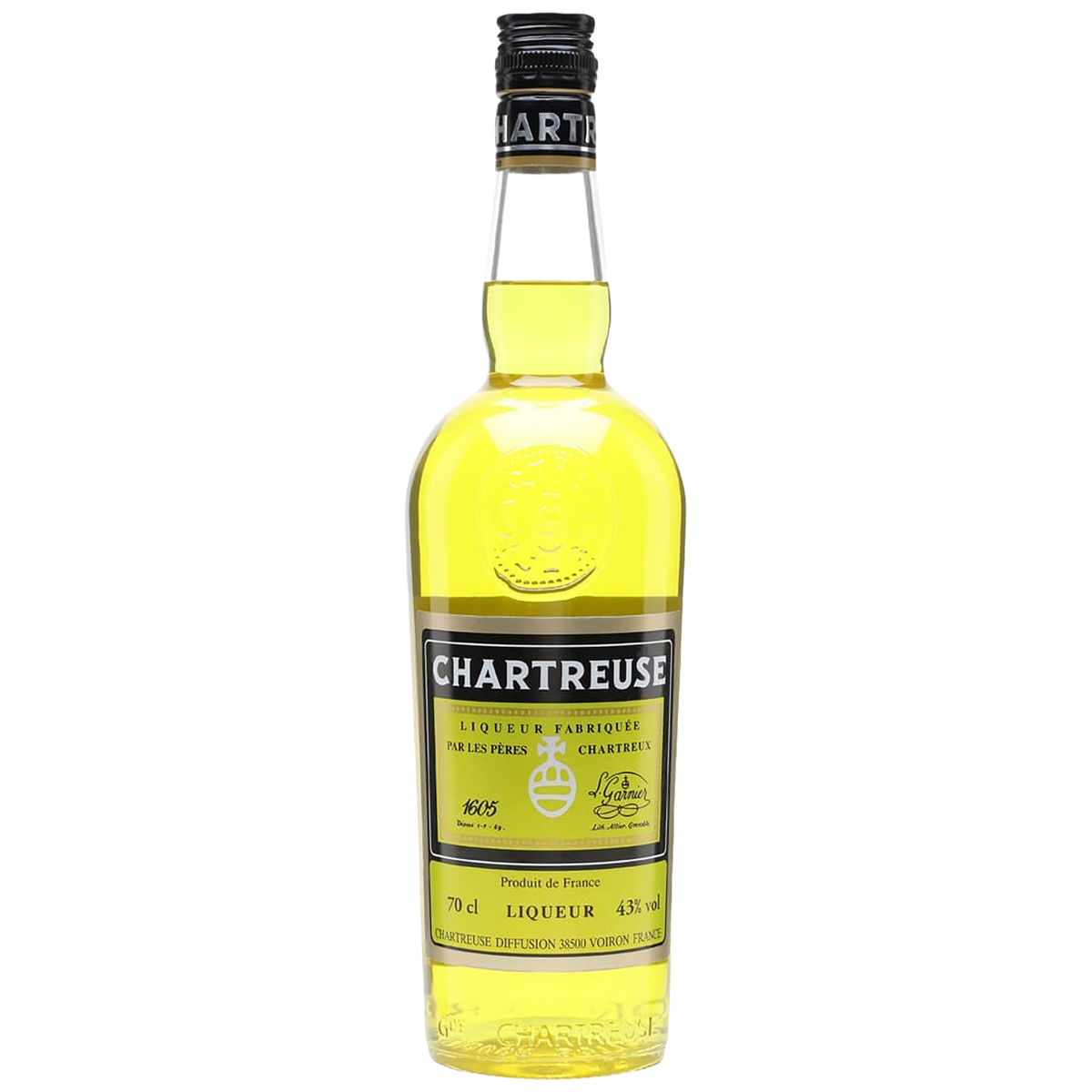 A bottle of Chartreuse Yellow