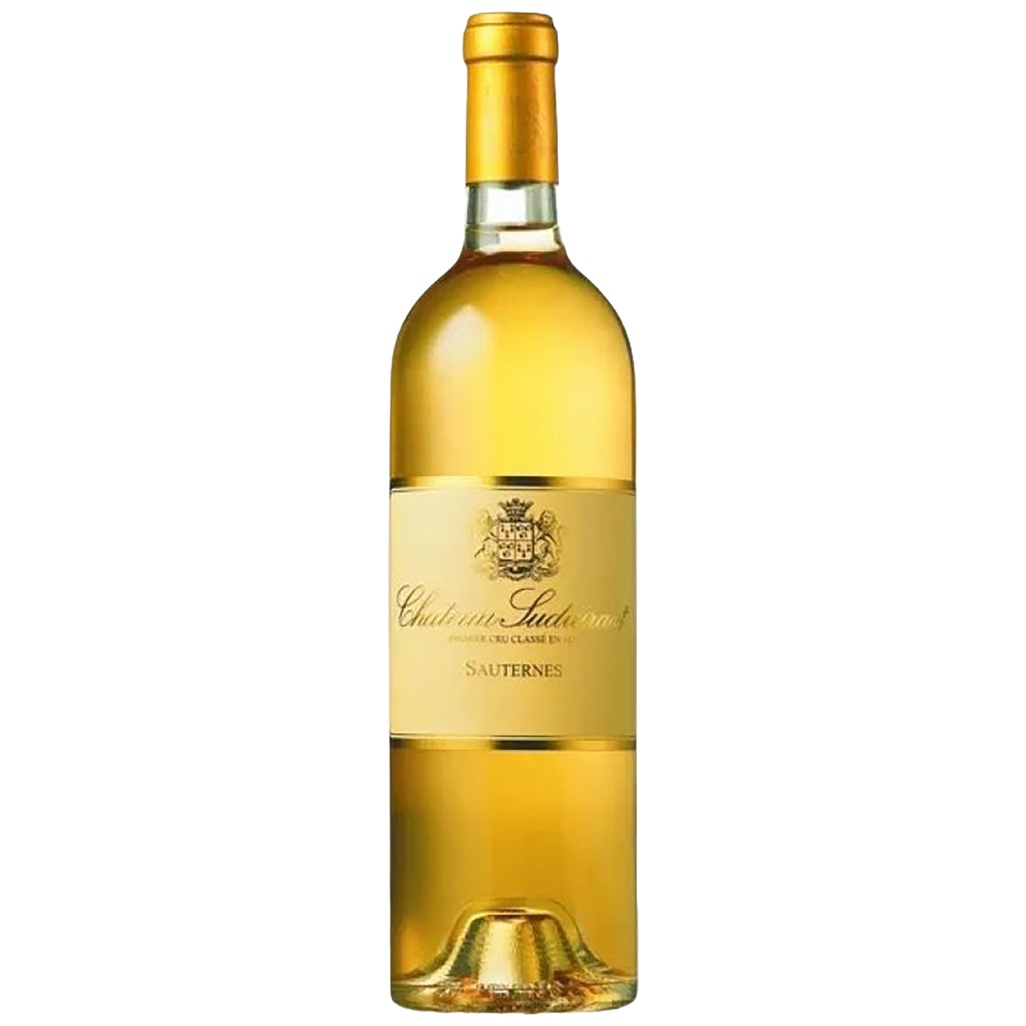 A bottle of Château Suduiraut Sauternes 1er Cru Classé
