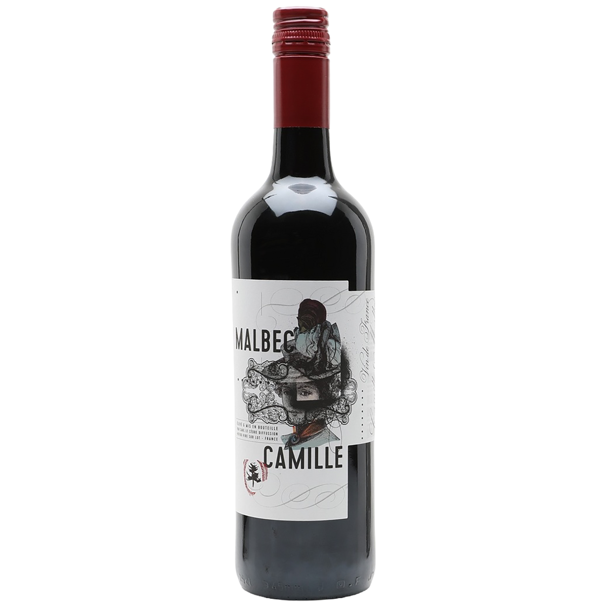 A bottle of Château du Cèdre Camille Malbec