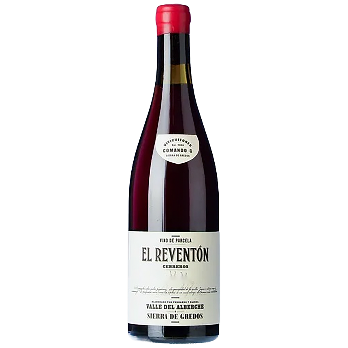 A bottle of Comando G El Reventón Tinto, Sierra de Gredos, Spain