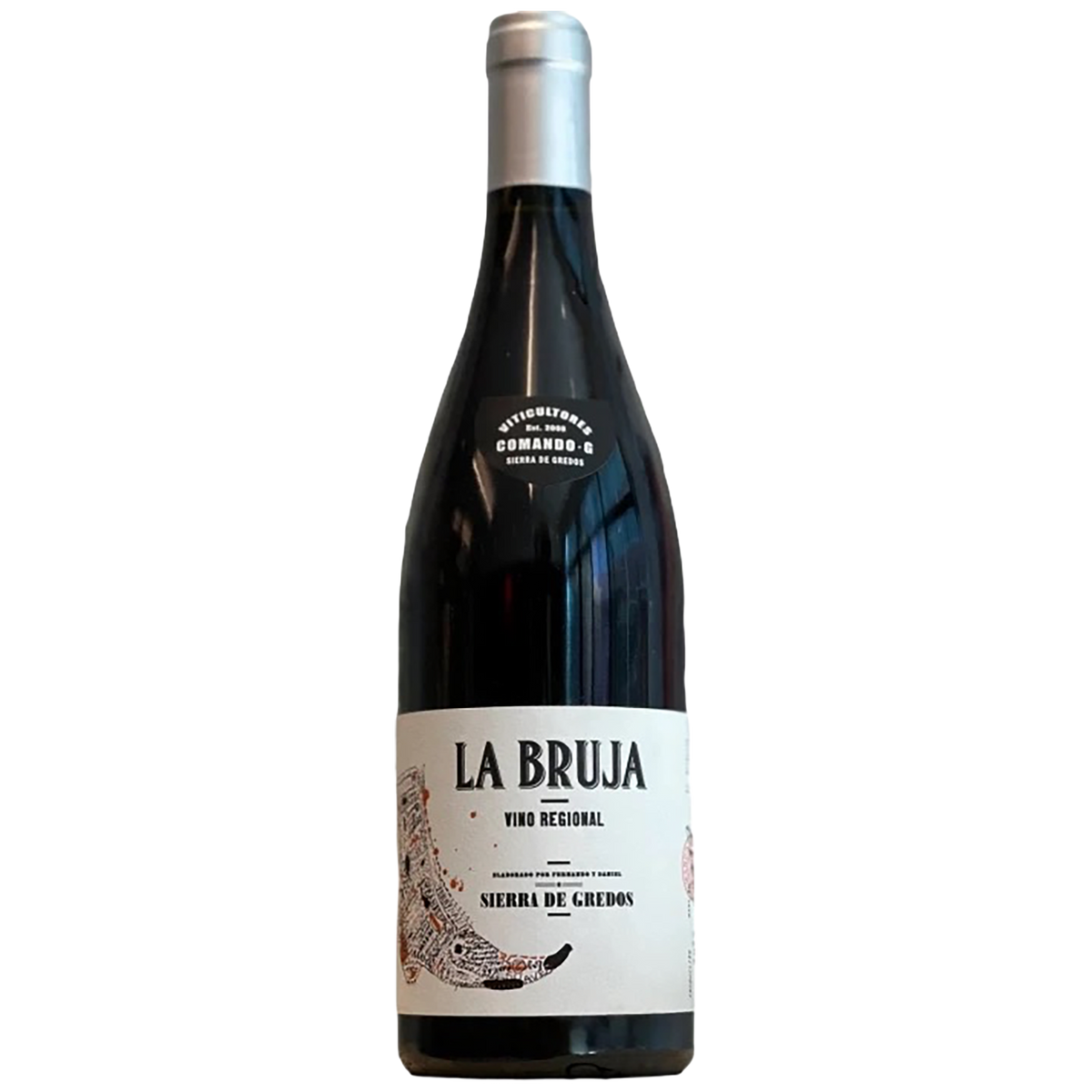 A bottle of Comando G La Bruja