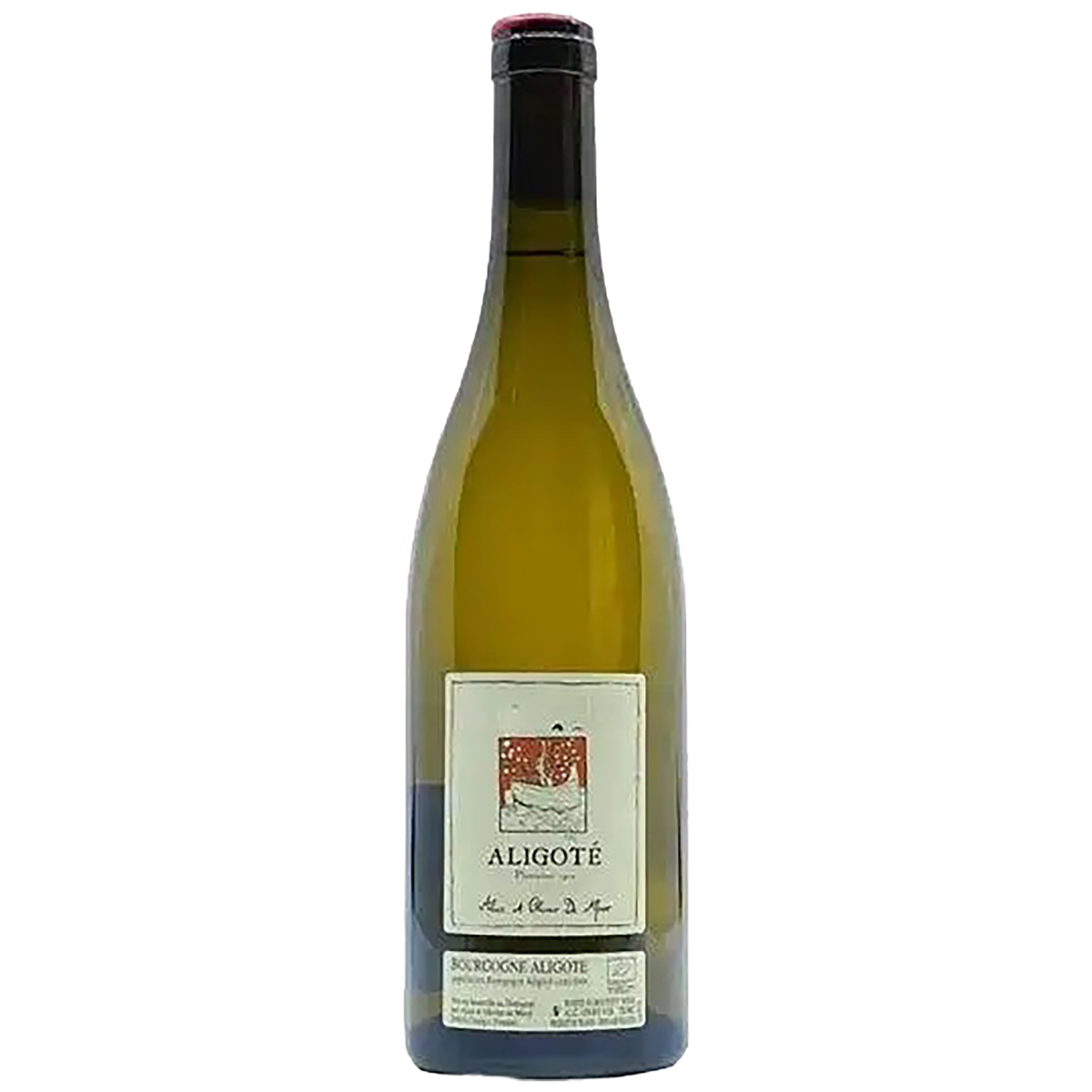 A bottle of De Moor Aligoté Plantation 1902