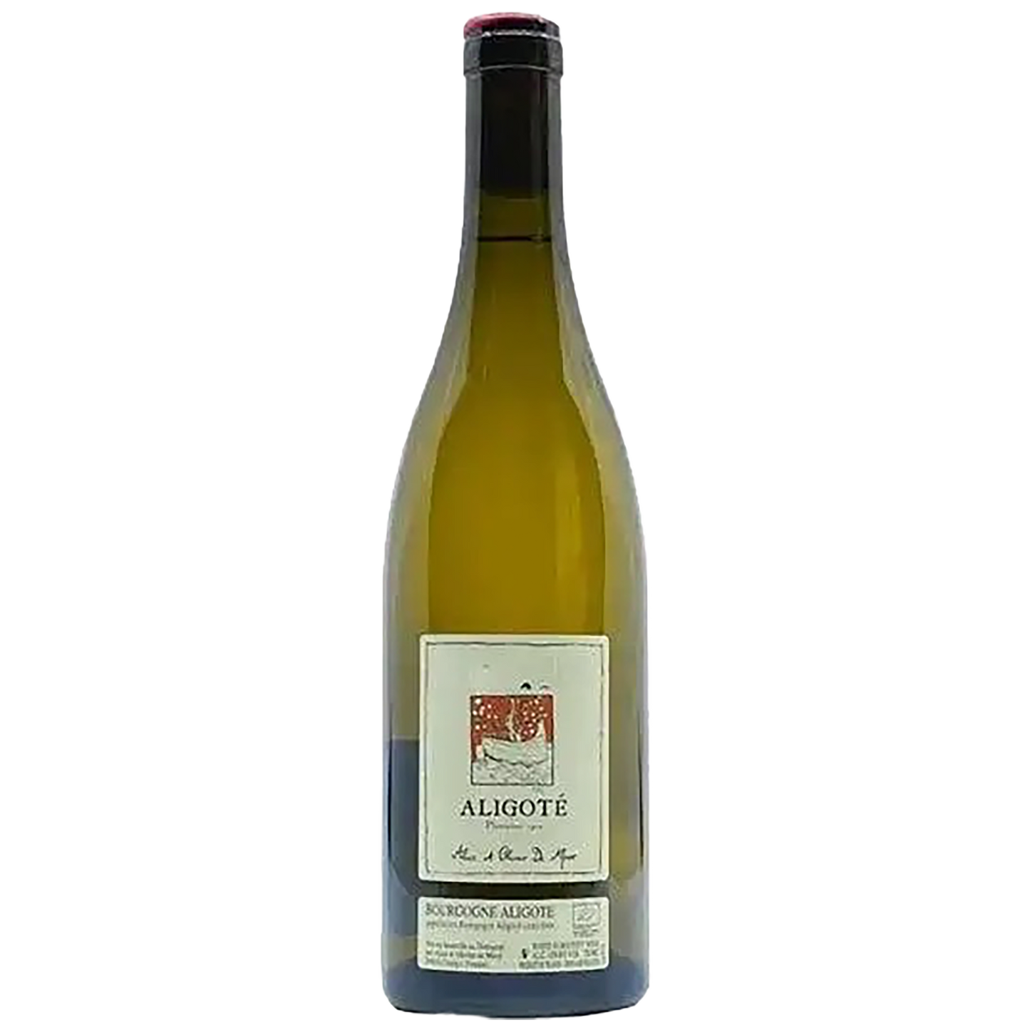 A bottle of De Moor Aligoté Plantation 1902