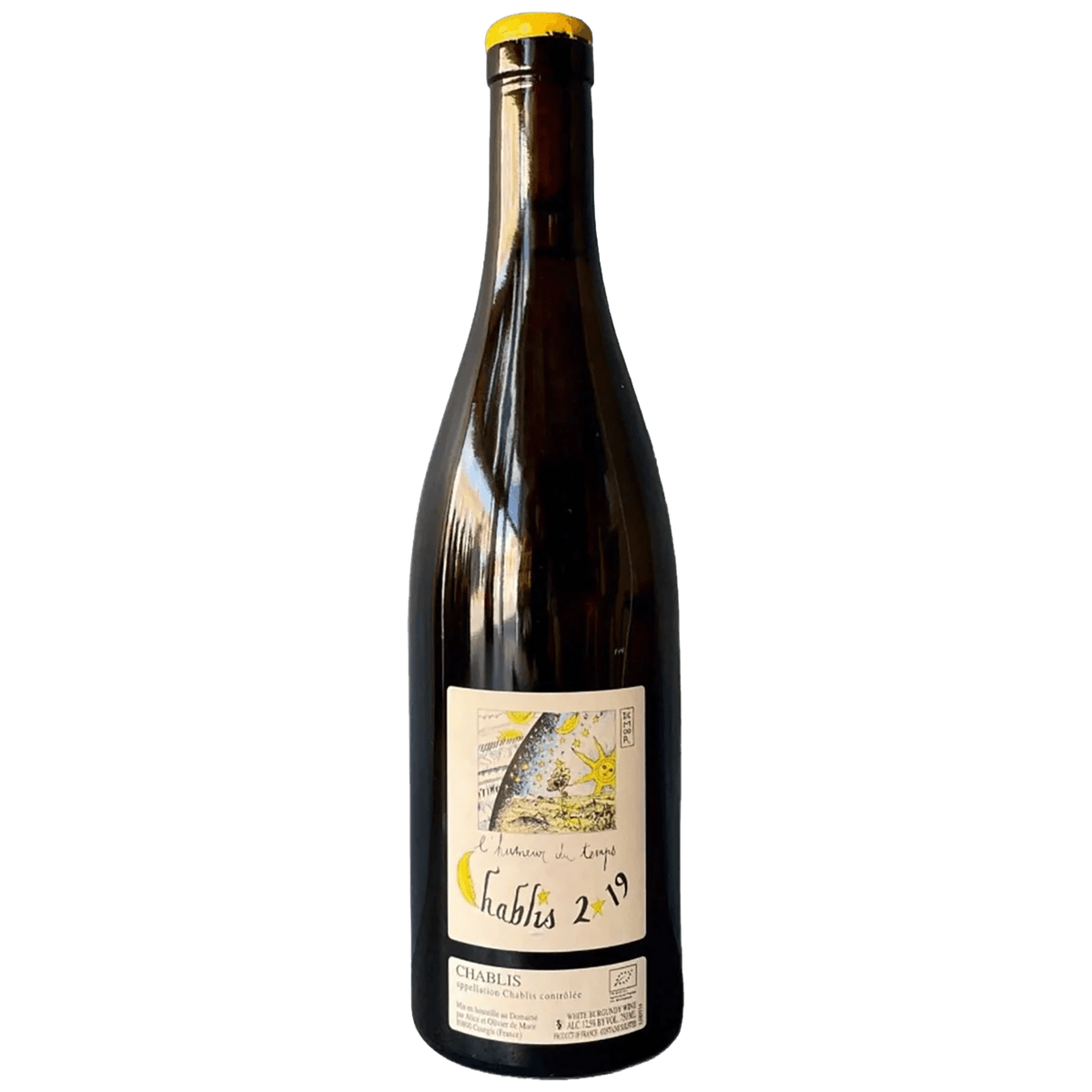 A bottle of De Moor Chablis L'humeur du Temps