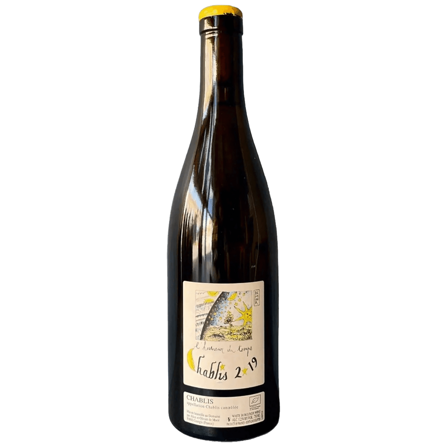 A bottle of De Moor Chablis L'humeur du Temps