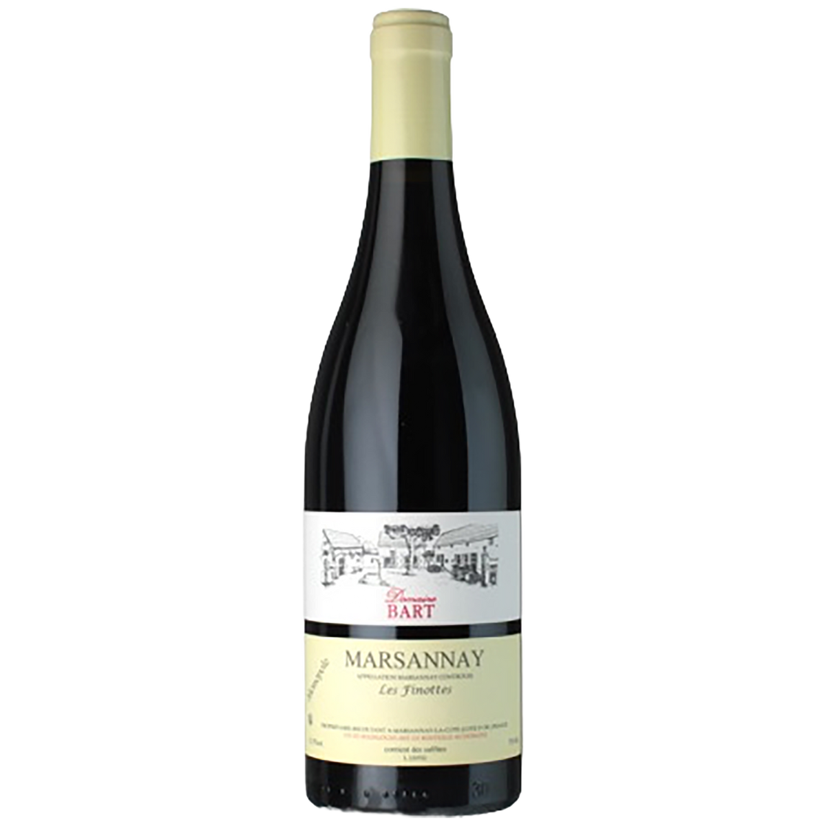 A bottle of Domaine Bart Marsannay