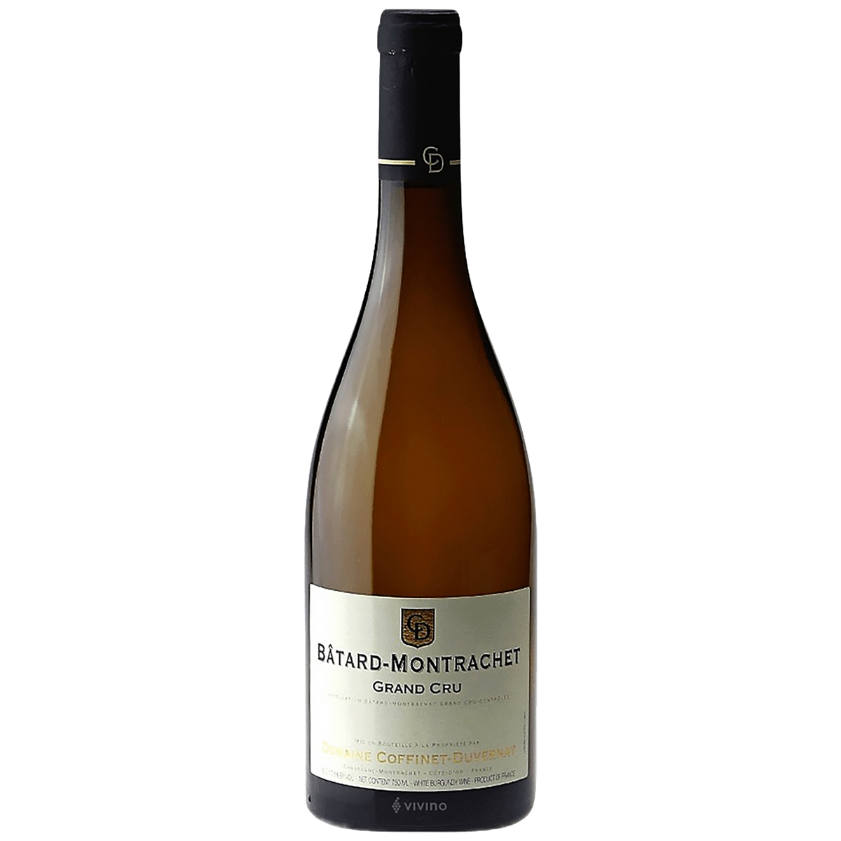 A bottle of Domaine Coffinet-Duvernay Batard-Montrachet 2023