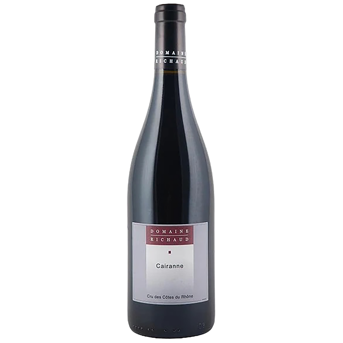 A bottle of Domaine Richaud Cairanne Rouge