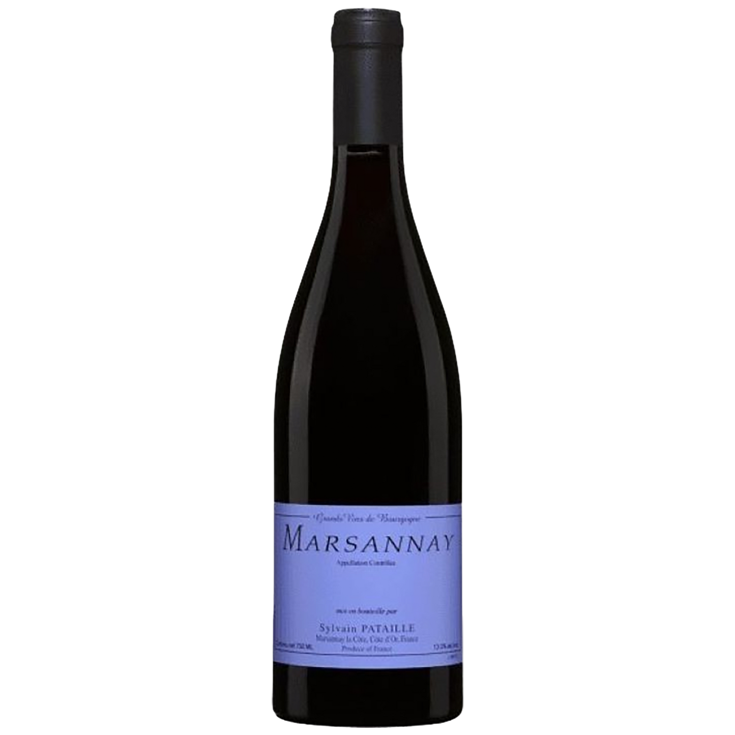 A bottle of Domaine Sylvain Pataille Marsannay Rouge