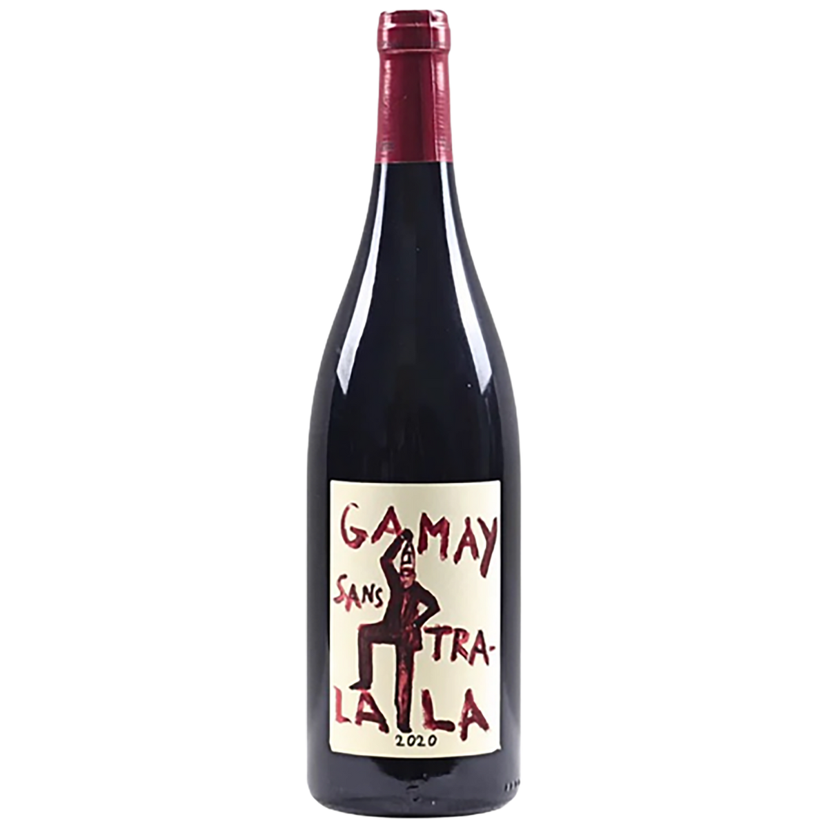 A bottle of Domaine de la Garrelière Gamay Sans Tralala