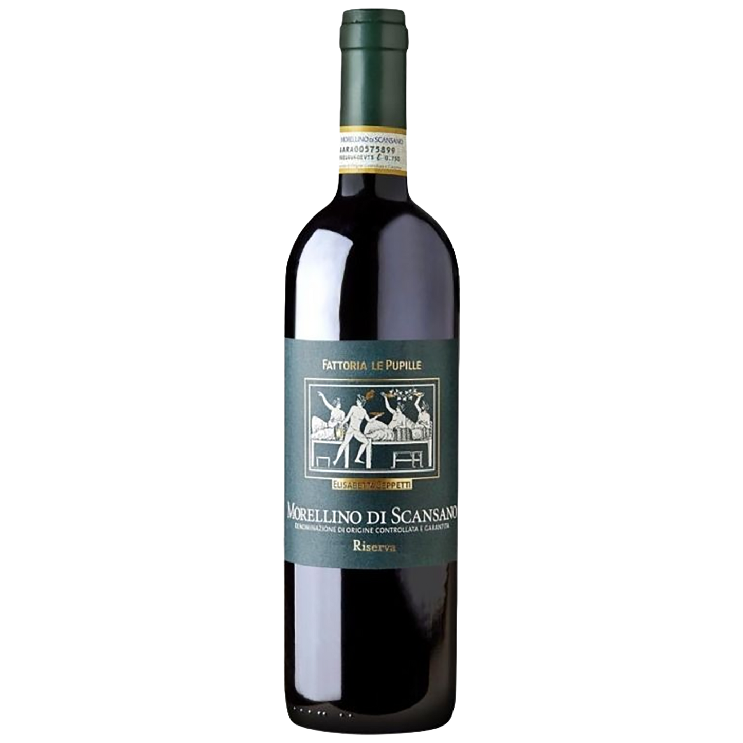 A bottle of Fattoria le Pupille Morellino di Scansano Riserva
