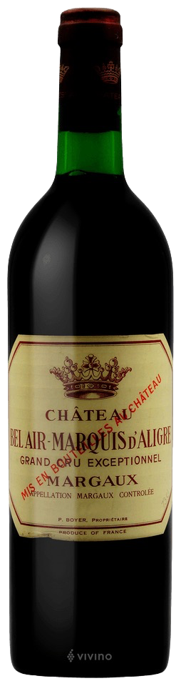 Château Bel Air-Marquis d'Aligre Margaux Grand Cru Exceptionnel