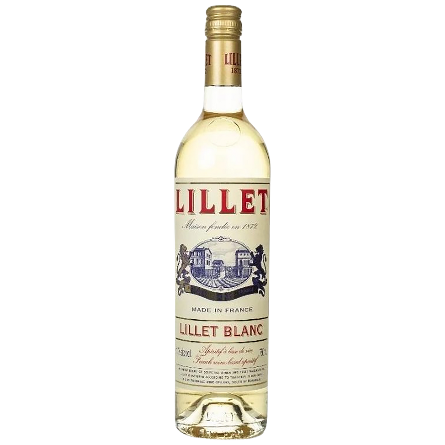 A bottle of Lillet Blanc