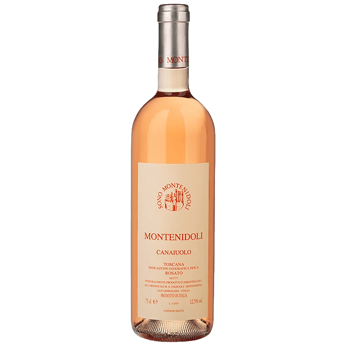 A bottle of Montenidoli Canaiuolo Rosato di Toscana IGT