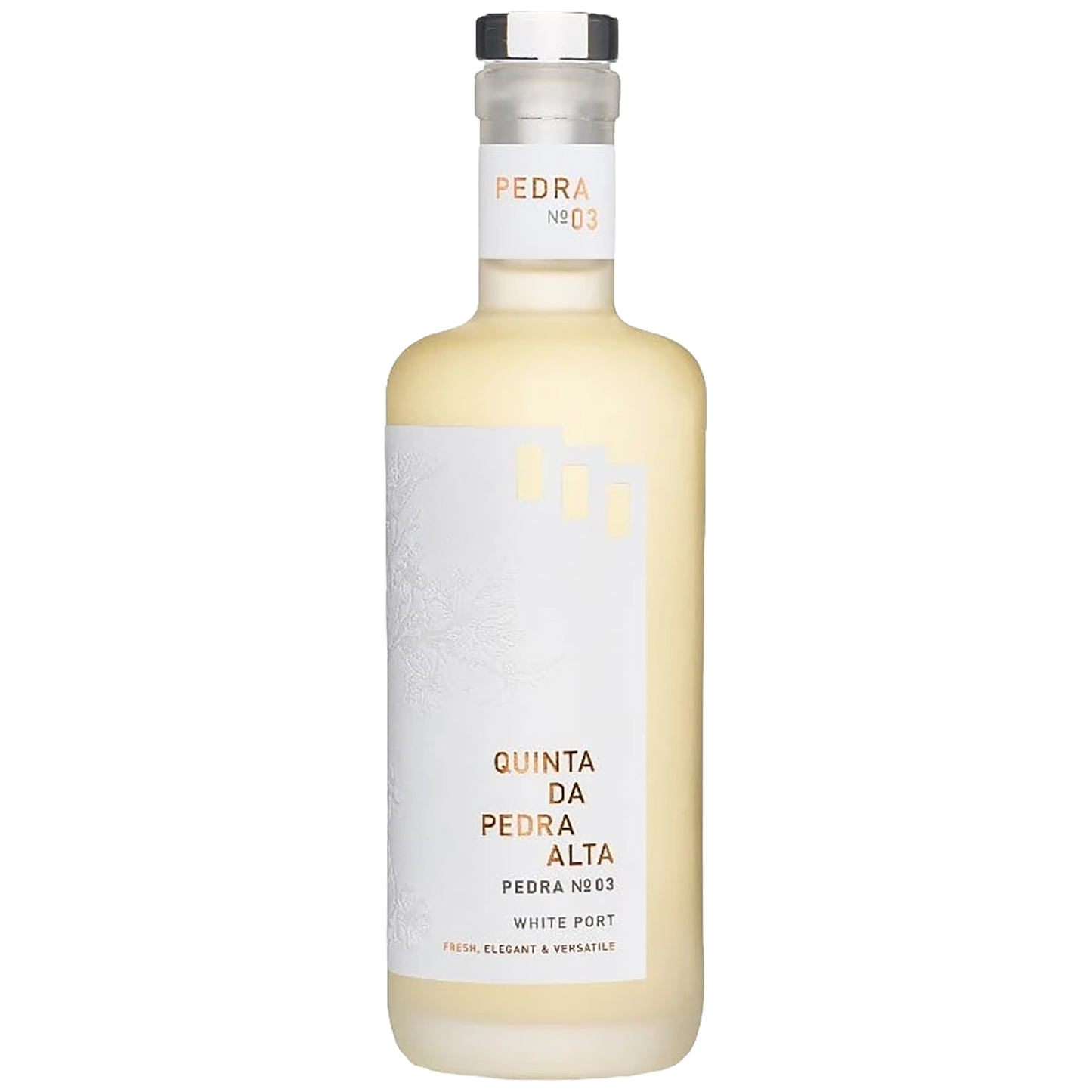 A bottle of Quinta Da Pedra Alta Pedra No 03 Porto Branco