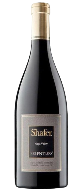 Shafer Relentless Napa Valley red wine bottle