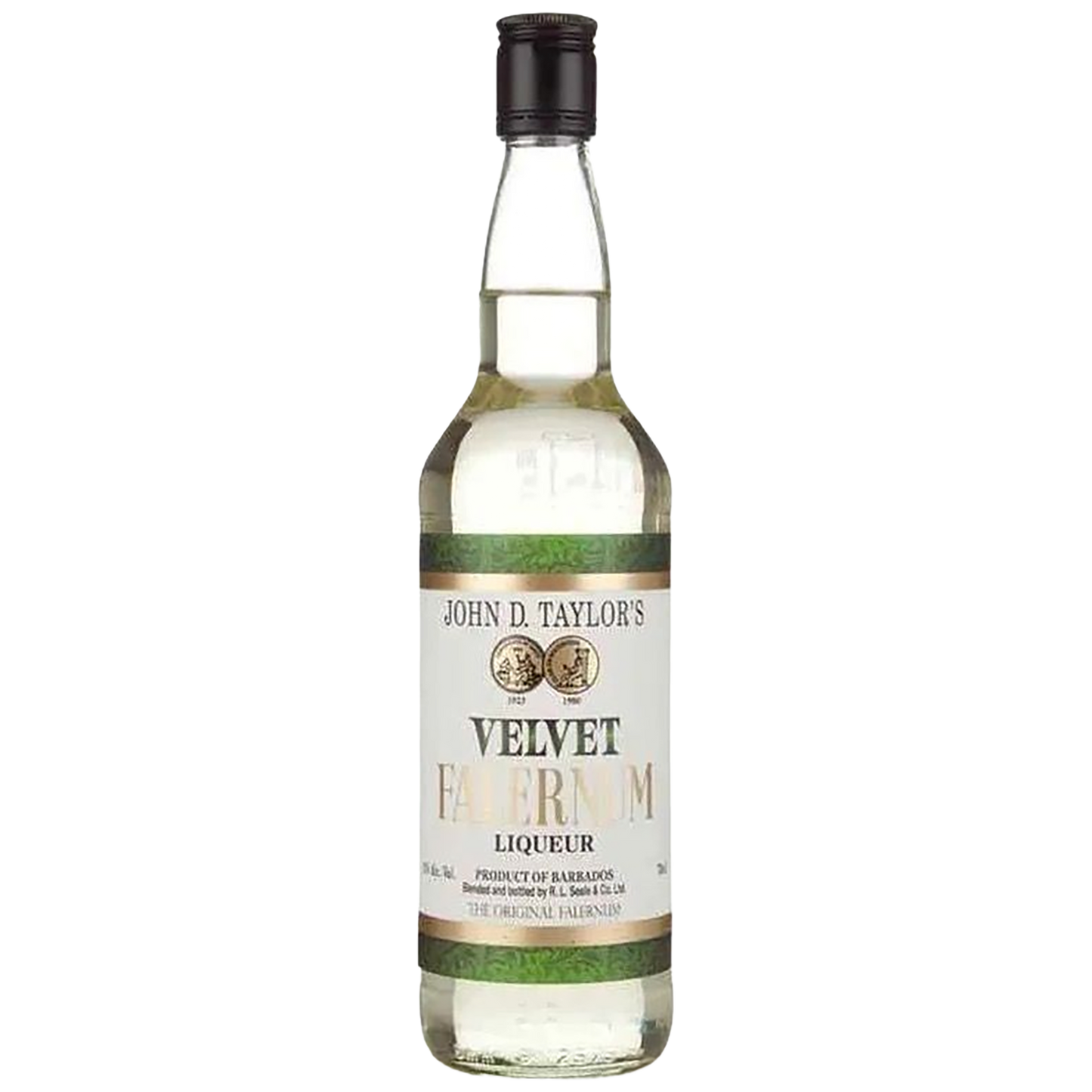 A bottle of Taylor's Velvet Falernum