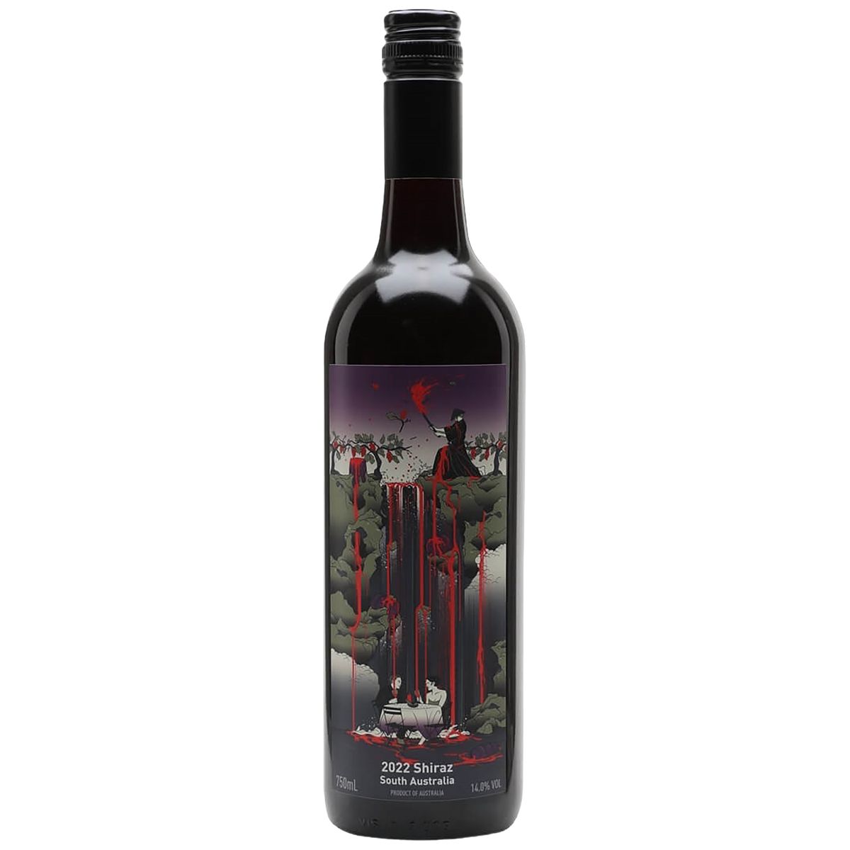 A bottle of The Unfiltered Dog Samurai Shiraz