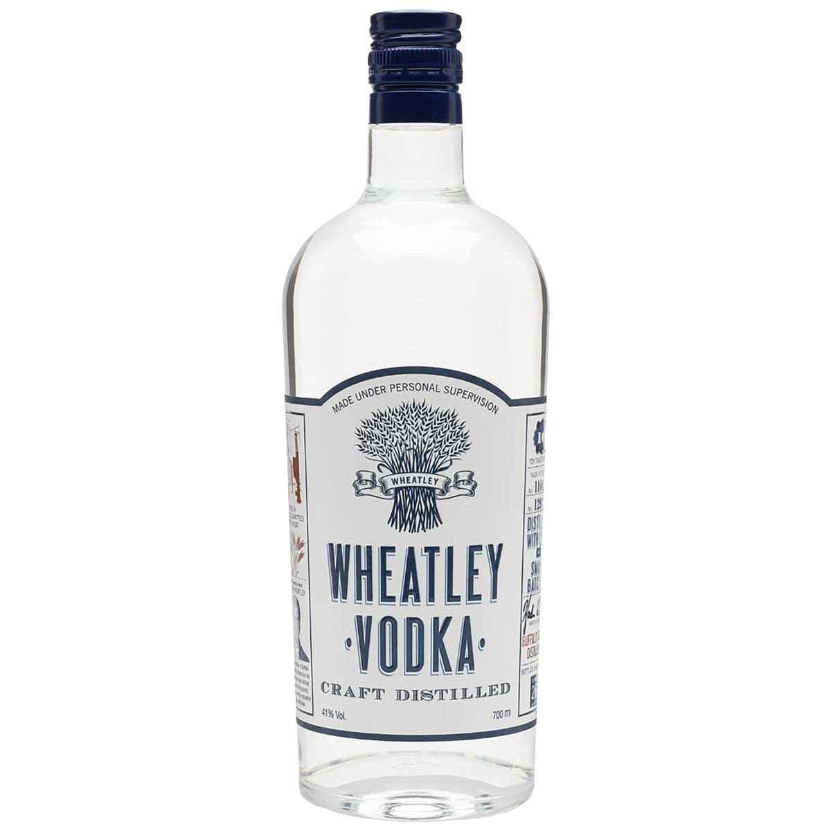 A bottle of Wheatley Vodka