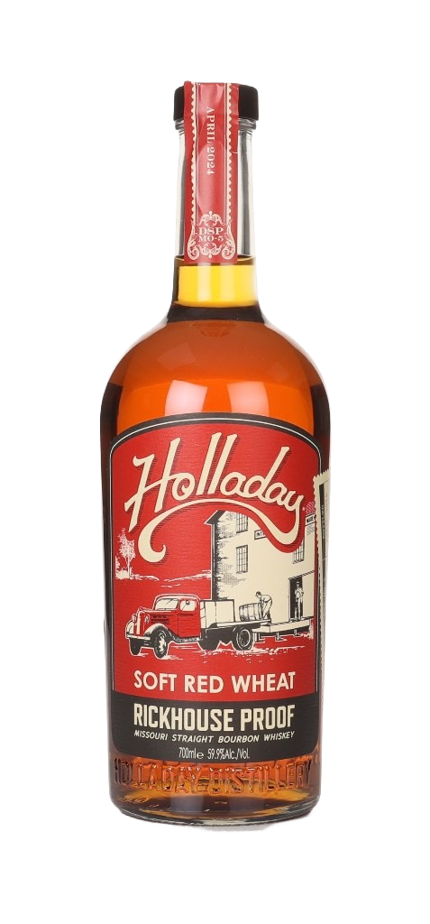 Bottle of Ben Holladay Rickhouse Proof Bourbon 59.9% ABV, available at Blenheim Vintners in St John’s Wood, London NW8.