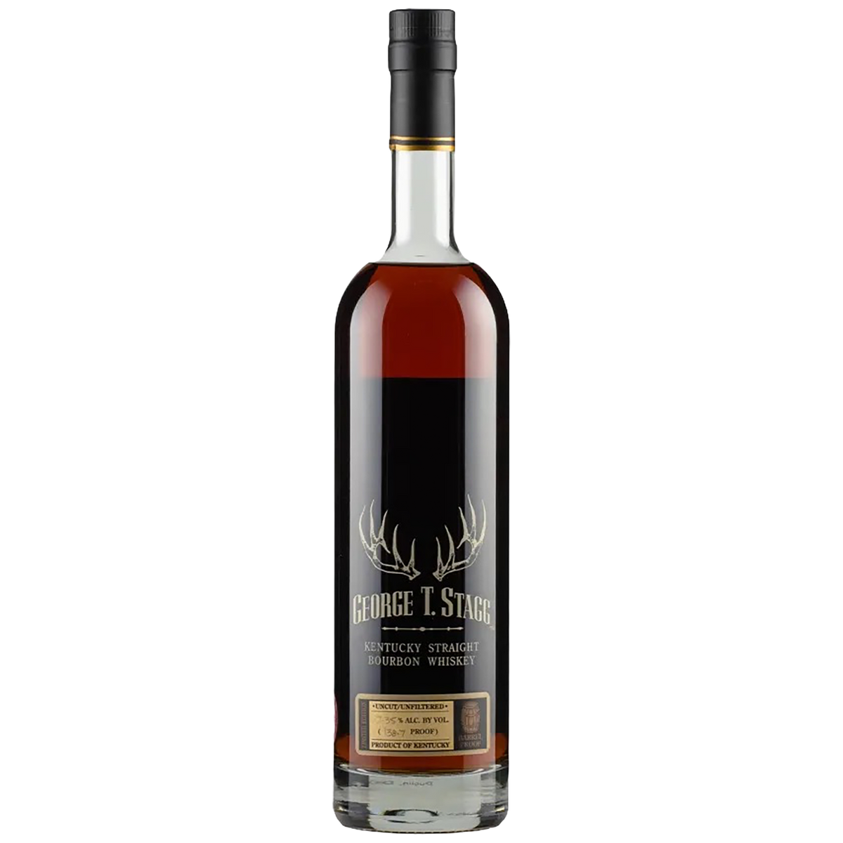 Bottle of George T. Stagg 2025 Release bourbon from the Buffalo Trace Antique Collection, listed at Blenheim Vintners in St John’s Wood, London NW8.