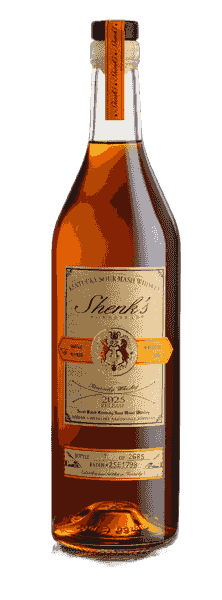 Bottle of Michter’s Shenk’s Homestead Sour Mash Whiskey 2025 Release from Blenheim Vintners.