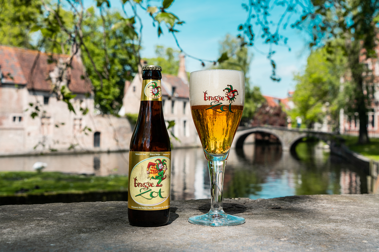 Image of a bottle of Belgian beer sold by Blenheim Vintners