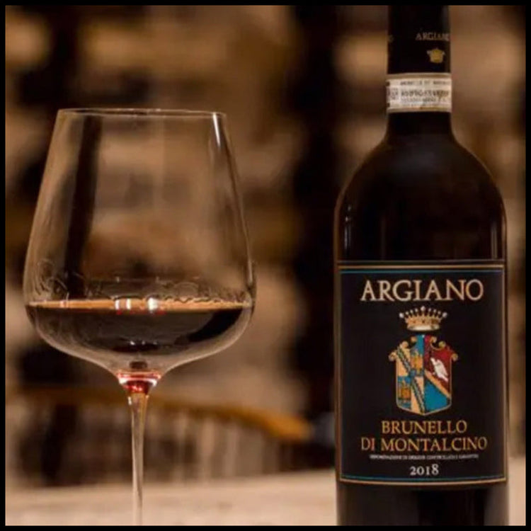 A bottle of Argiano Brunello di Montalcino available at Blenheim Vintners London St John's Wood