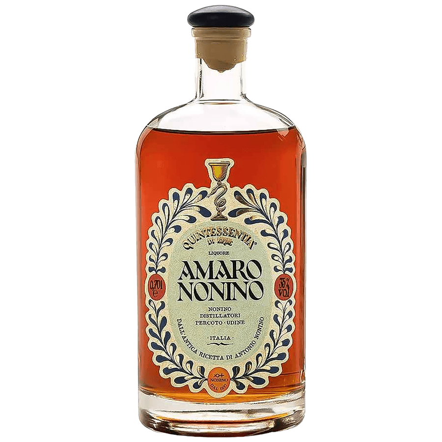 A bottle of Amaro Nonino Quintessentia