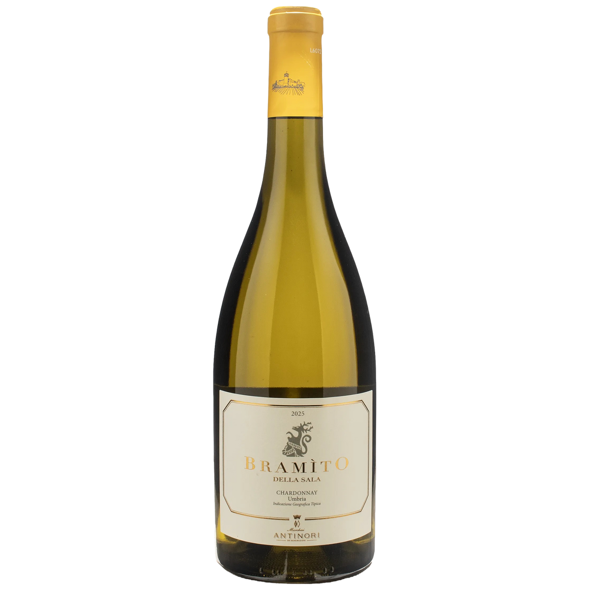 A bottle of Antinori Bramìto Della Sala
