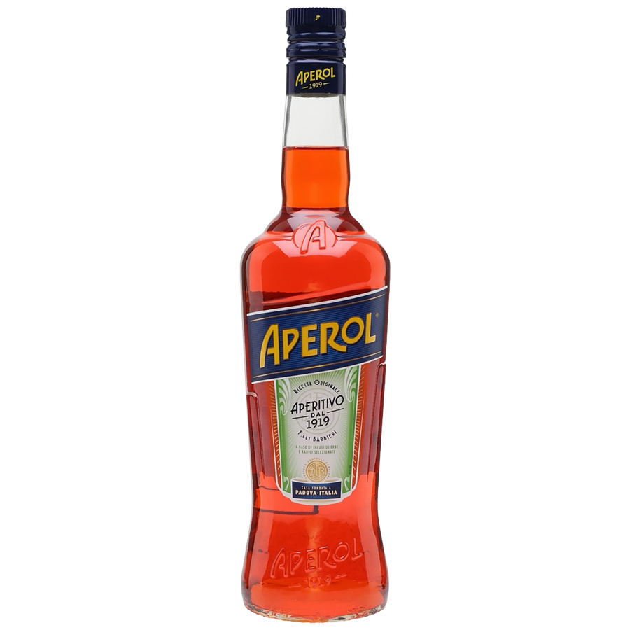 A bottle of Aperol