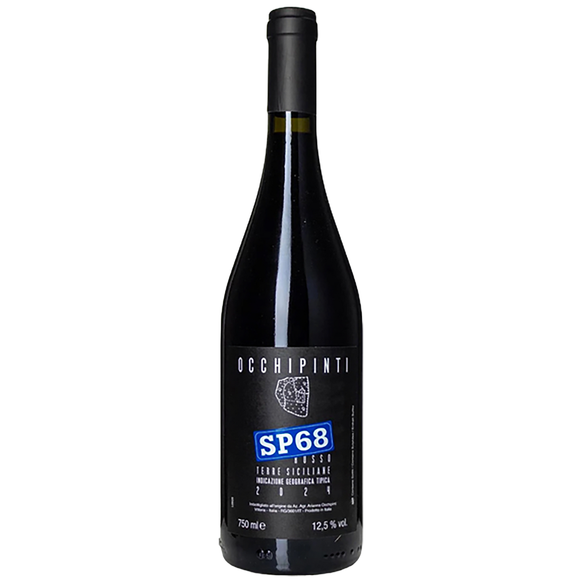 A bottle of Arianna Occhipinti SP68 Rosso available at Blenheim Vintners