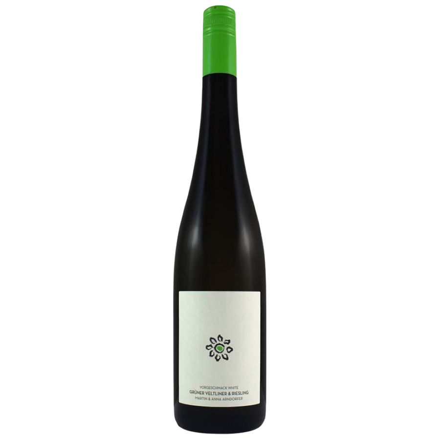 A bottle of Arndorfer Vorgeschmack White