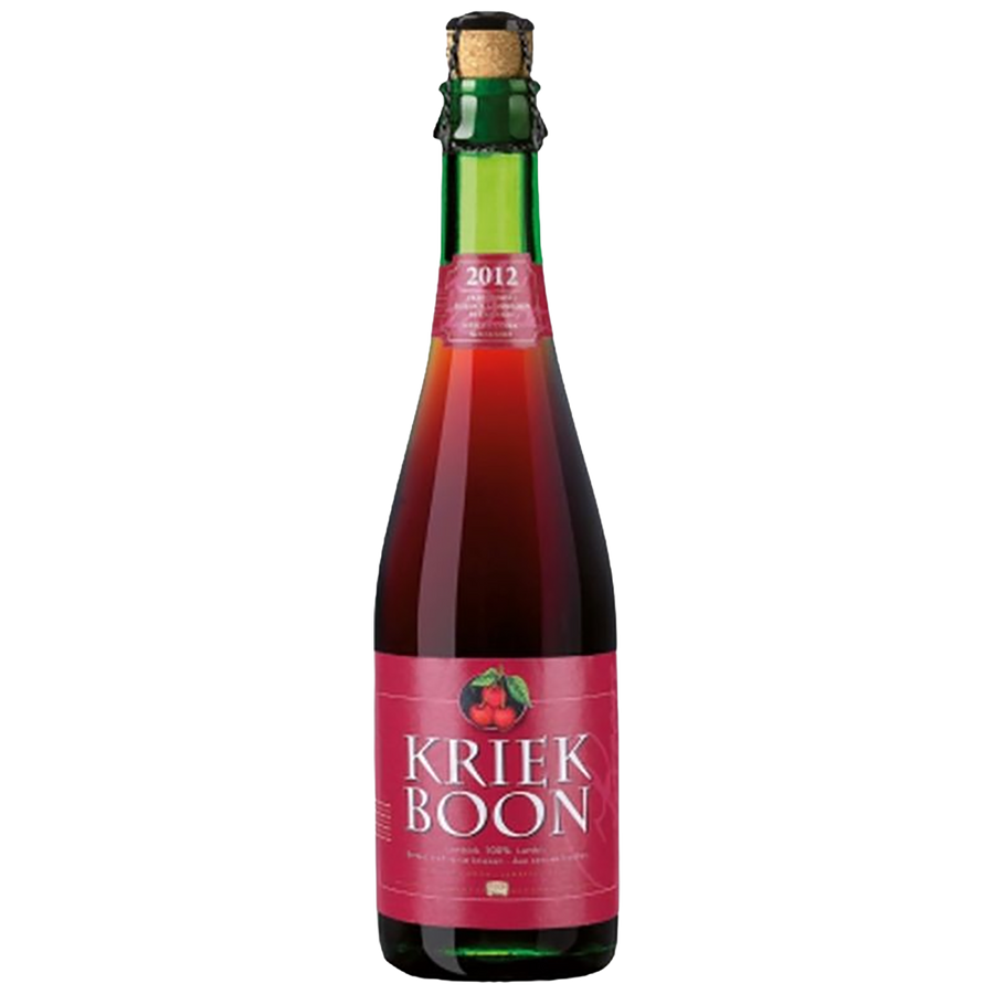 A bottle of Boon Kriek Lambic Cherry  Beer