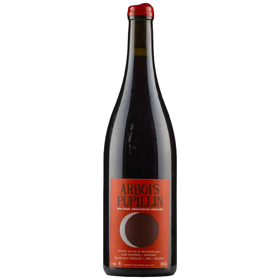 Bottle of Bruyère & Houillon ‘En Aspis’ Ploussard 2021 Arbois‑Pupillin Jura from Blenheim Vintnersin London St John's Wood.