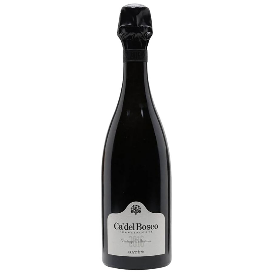 A bottle of Ca' del Bosco Vintage Collection Franciacorta Satén Brut