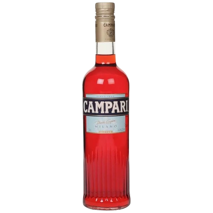 A bottle of Campari