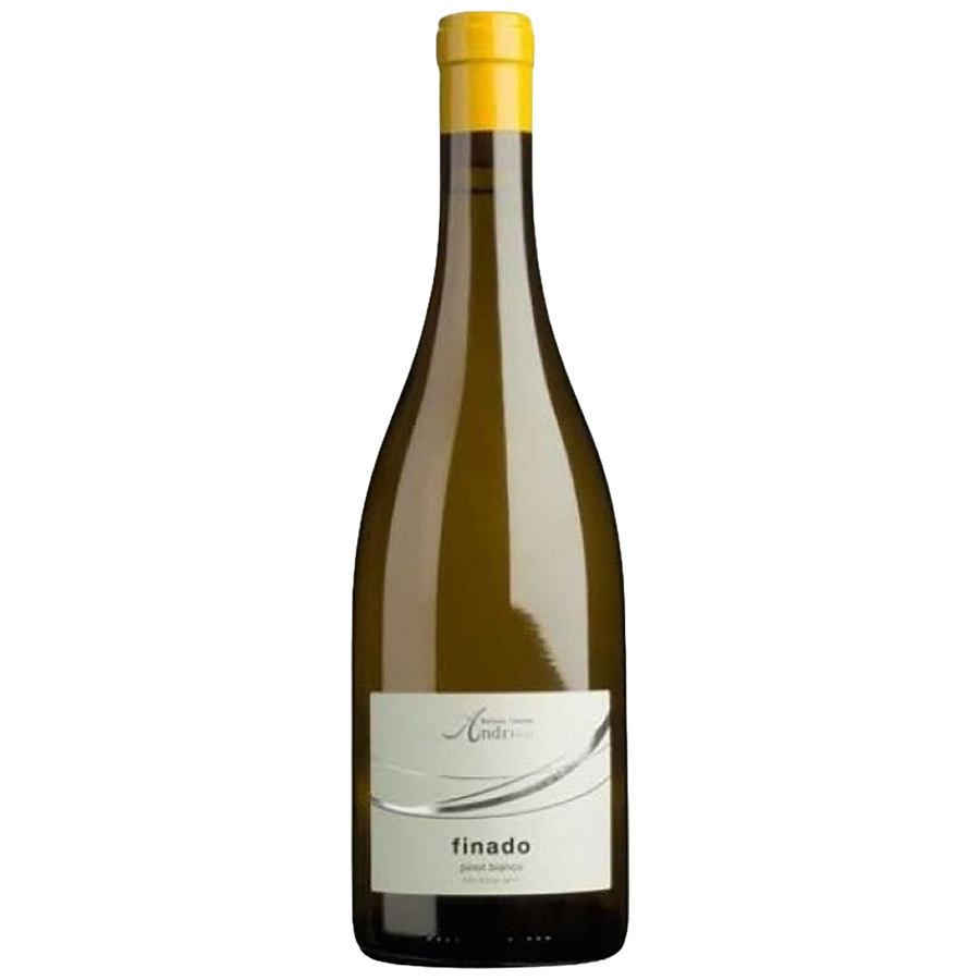 A bottle of Cantina Andriano Pinot Bianco Finado