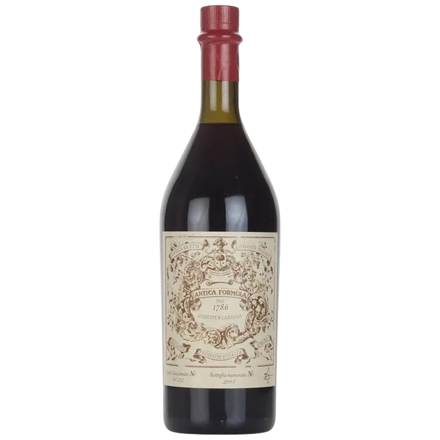 A large bottle of Carpano Antica Formula Vermouth