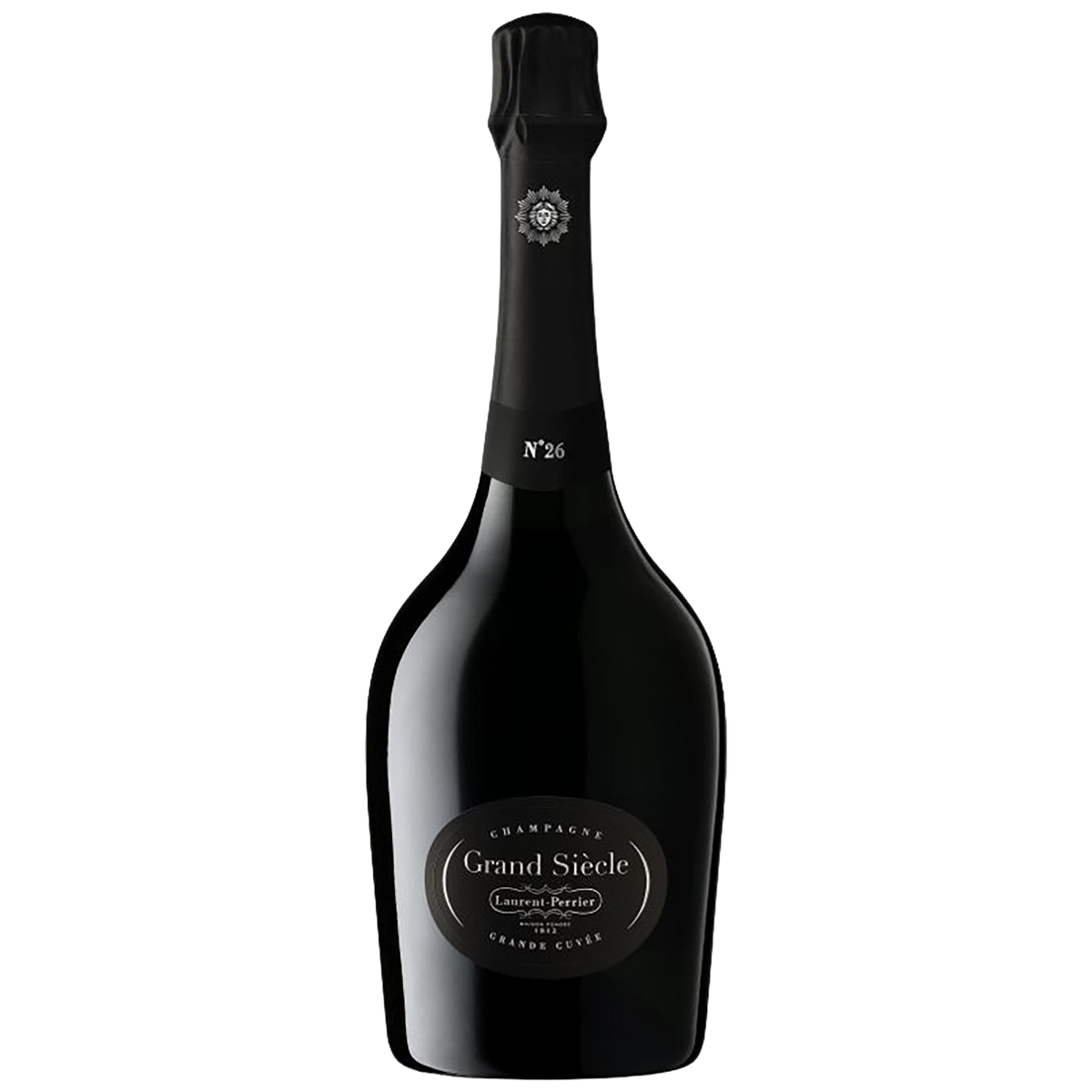 A bottle of Champagne Laurent Perrier Grand Siècle Itération 26