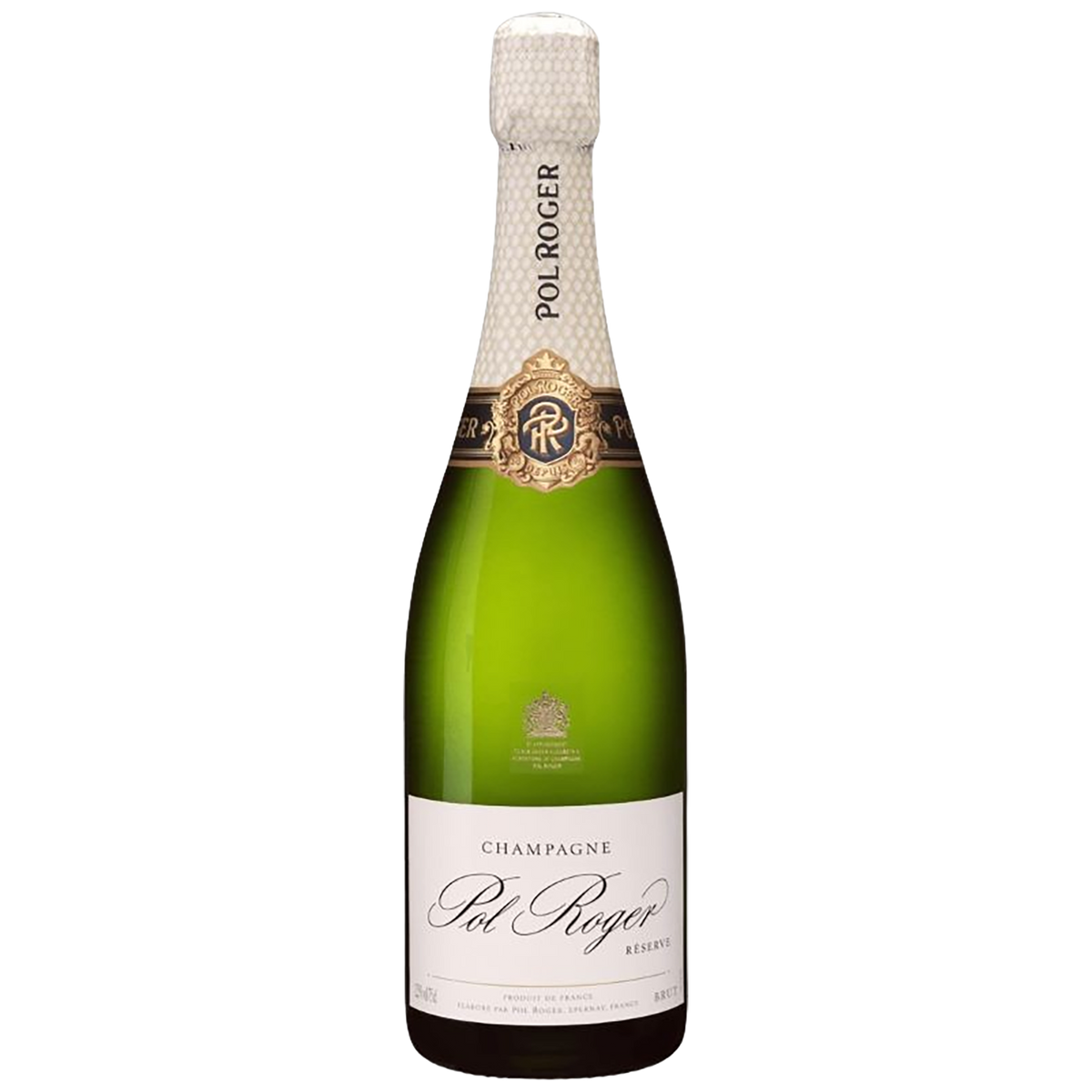 A bottle of Champagne Pol Roger Réserve Brut