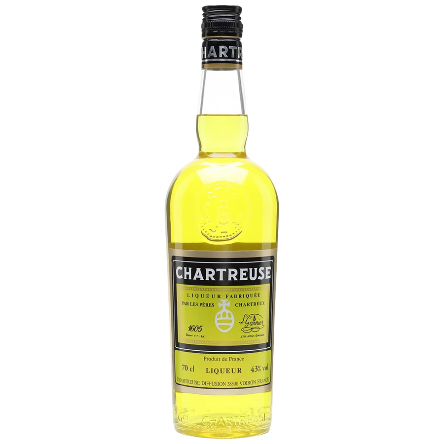 A bottle of Chartreuse Yellow