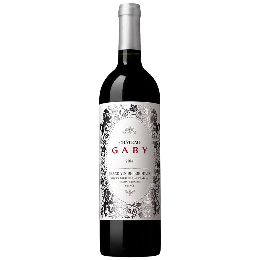 A magnum bottle of Château Gaby Canon-Fronsac