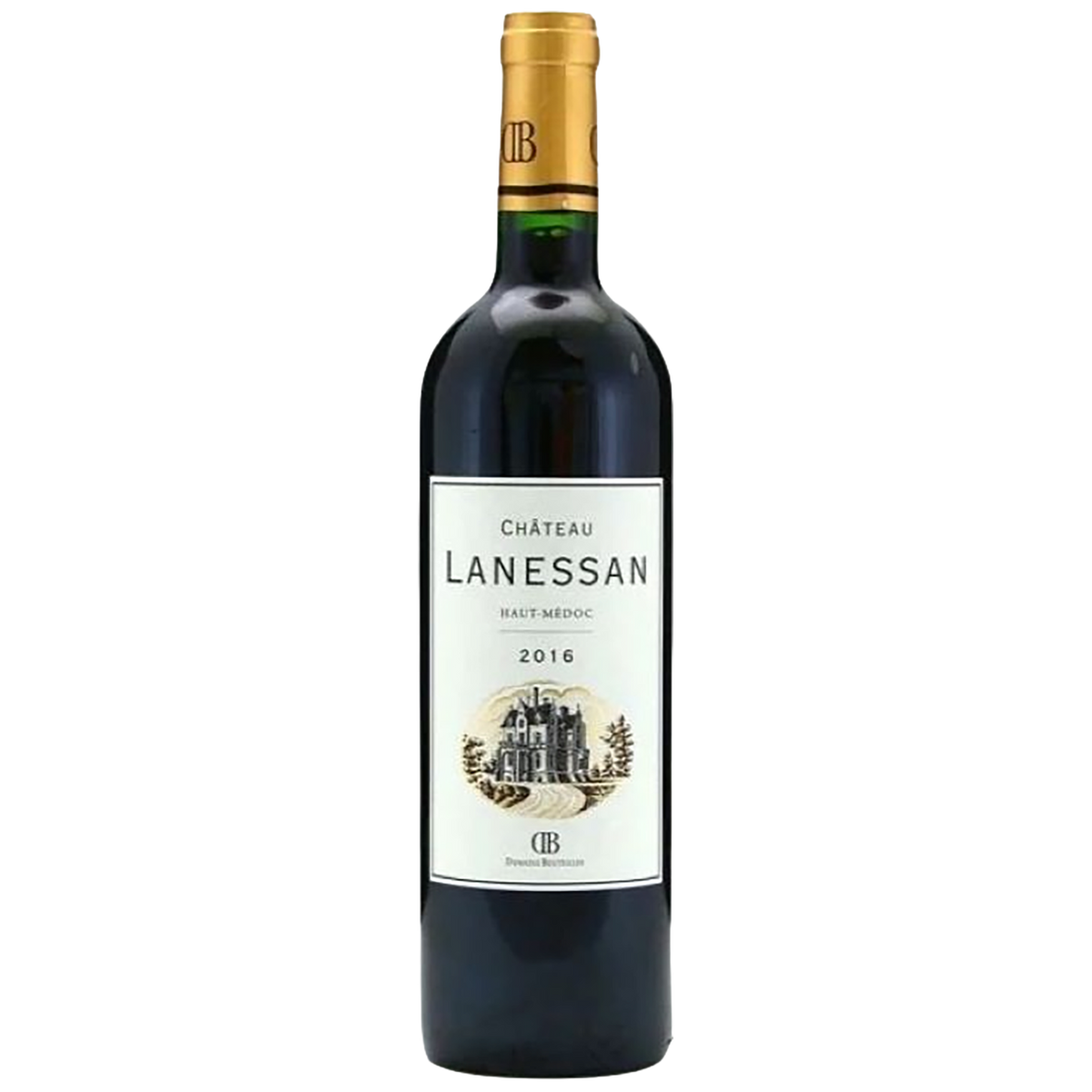 A bottle of Château Lanessan Haut-Médoc