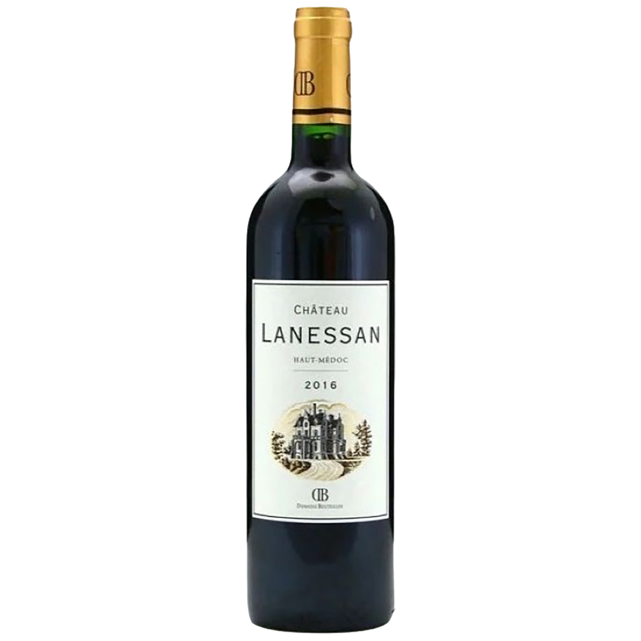 A bottle of Château Lanessan Haut-Médoc