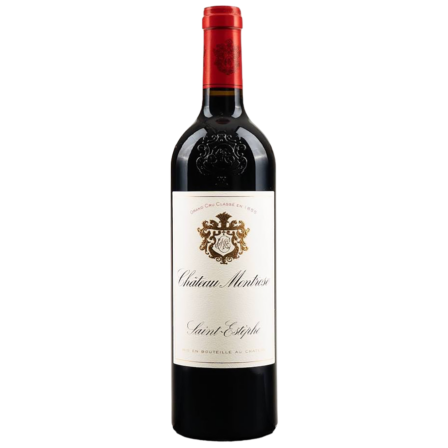 A bottle of Château Montrose St Estèphe Grand Cru Classé