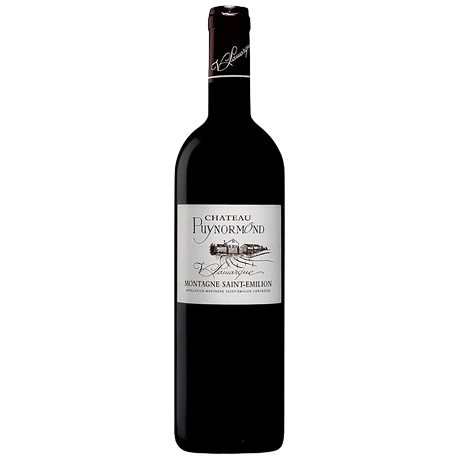 a half bottle of Château Puynormond Montagne Saint-Emilion